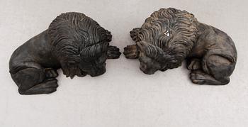 TRÄDGÅRDSSKULTURER, 1 par, 1900-/2000-tal.