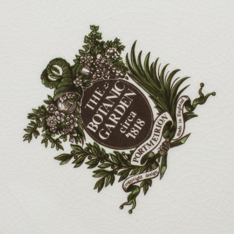 24 'Botanic Garden' porcelain plates from Portmeirion, England.