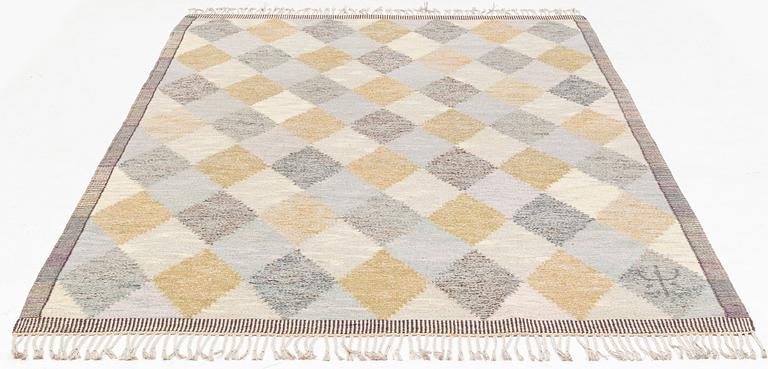 Anna Hådell, a carpet, "Arin", flat weave, approximately 301 x 193.5 cm, Jämtland Läns Hemslöjd.
