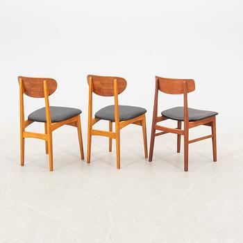 Chairs 3 pcs mid-20th century.