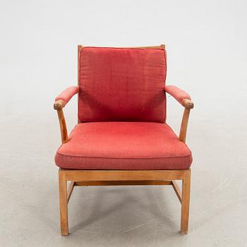 Josef Frank, fåtölj, modell "667", Svenskt Tenn, 1900-talets slut.