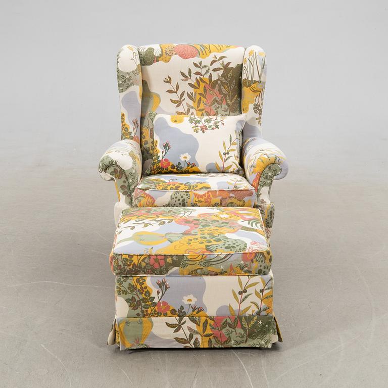 Ragnar Helsén, fåtölj, "Oxford", Stjernmöbler, Herrljunga för firma Svenskt Tenn.