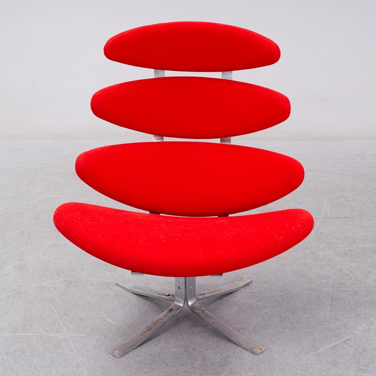 POUL VOLTHER, a 'Corona EJ 5' lounge chair, Erik Jørgensen, Denmark.