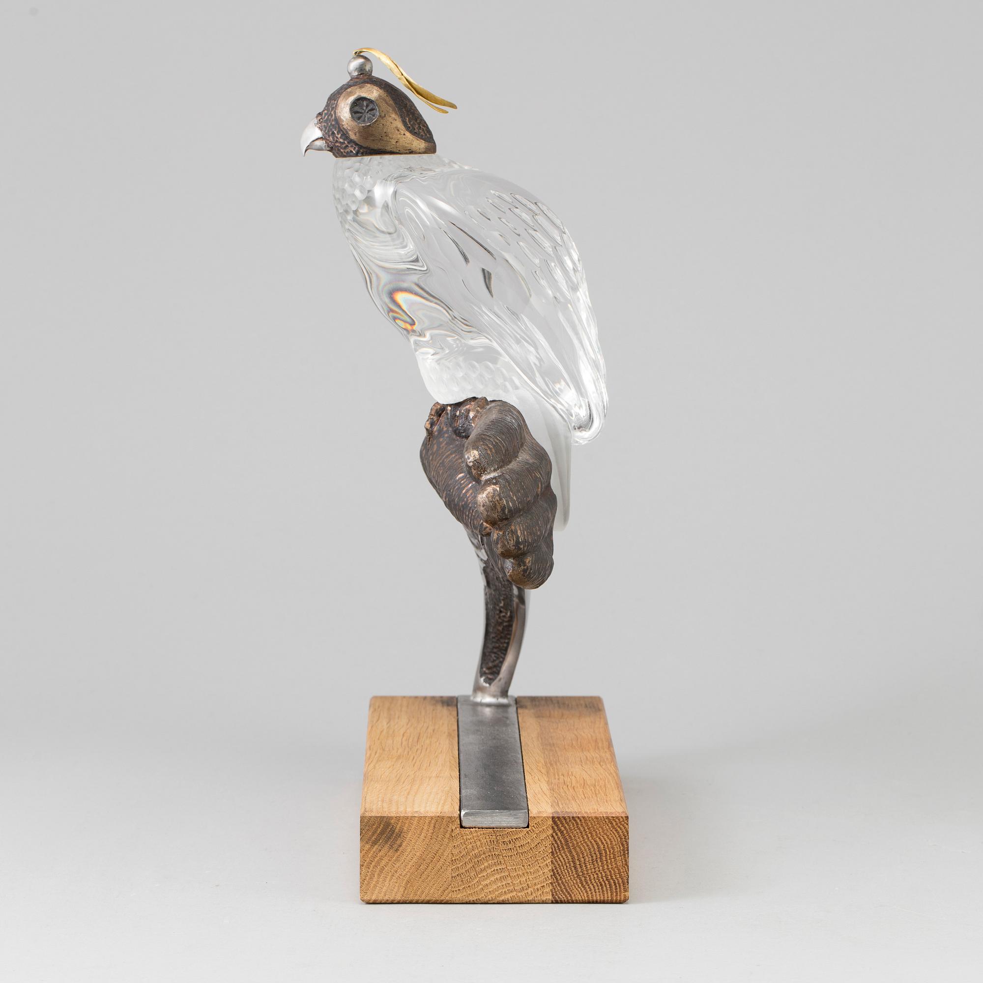 LUDVIG LÖFGREN, skulptur av järn och kristall. Målerås 2015. Numrerad 1/19.