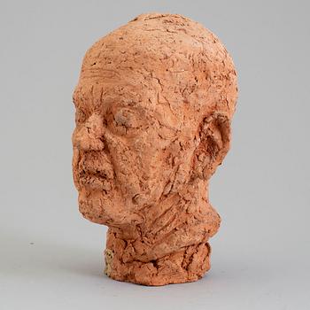 ASMUND ARLE, Skulptur, terracotta, signerad Asmund Arle och daterad 1973.