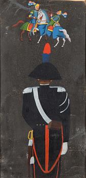 Pippo Rizzo, Soldater.