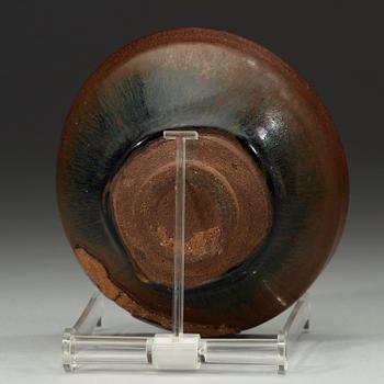 A 'Jian' 'hares-fur' tea bowl, Song Dynasty (960-1279).