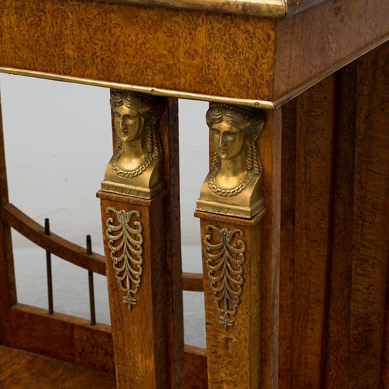 An early 19th century console table.