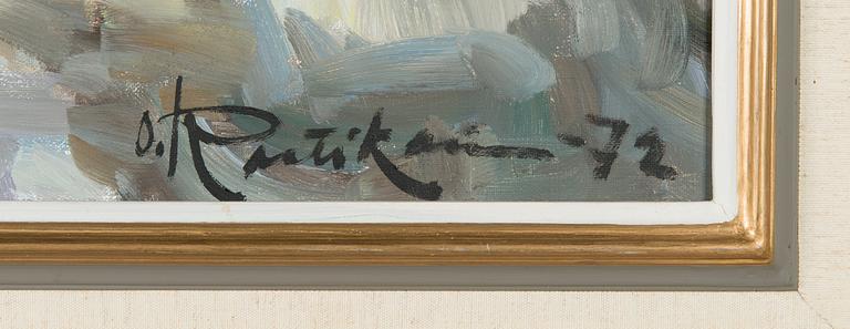 Orvo Raatikainen, olja på duk, signerad och daterad -72.