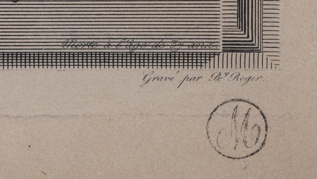Alexander Roslin, after, engravings, a pair, 19th Century.
