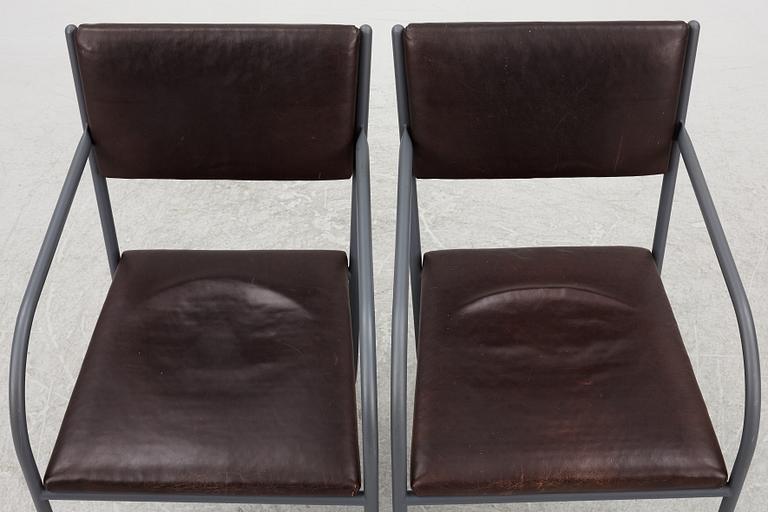 Jonas Bohlin, a pair of 'Skeppsholmen' armchairs, Jonas Bohlin Design AB.