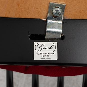 Sonna Rosén, karmstolar, ett par, "Solfjädern", Gemla, 2004-05.