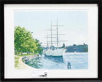 CARIN ADLER, litografi, sign o numr 117/250.