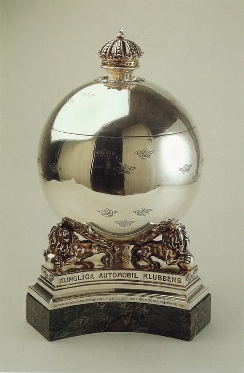 A silver inkwell, W.A. Bolin, Stockholm 1926.