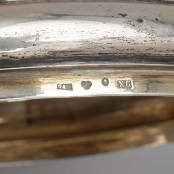 STOP, silver, barockstil, GAB Stockholm 1900. Vikt ca 440 gram.