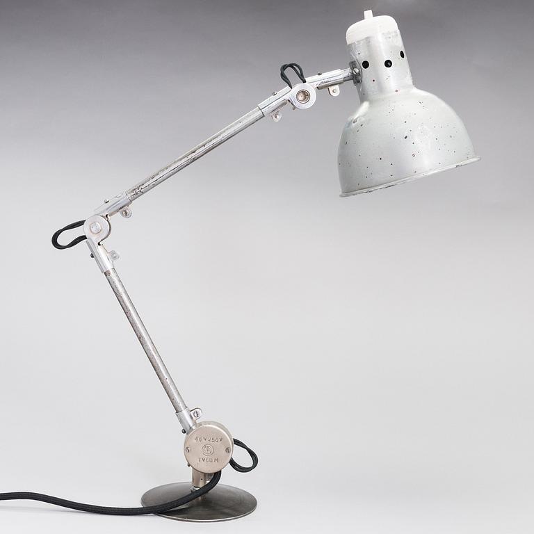 Bordslampa / Industrilampa, 1900-tal.