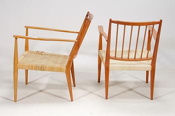 KARMSTOLAR, ett par, Josef Frank, modell 508. Formgiven 1932.