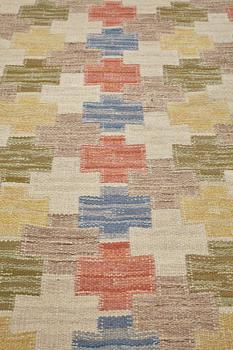 Swedish design, a carpet, knotted pile in relief, ca 178,5-179,5 x 137-140,5 cm, signed and dated at the back: SKLH 1944.