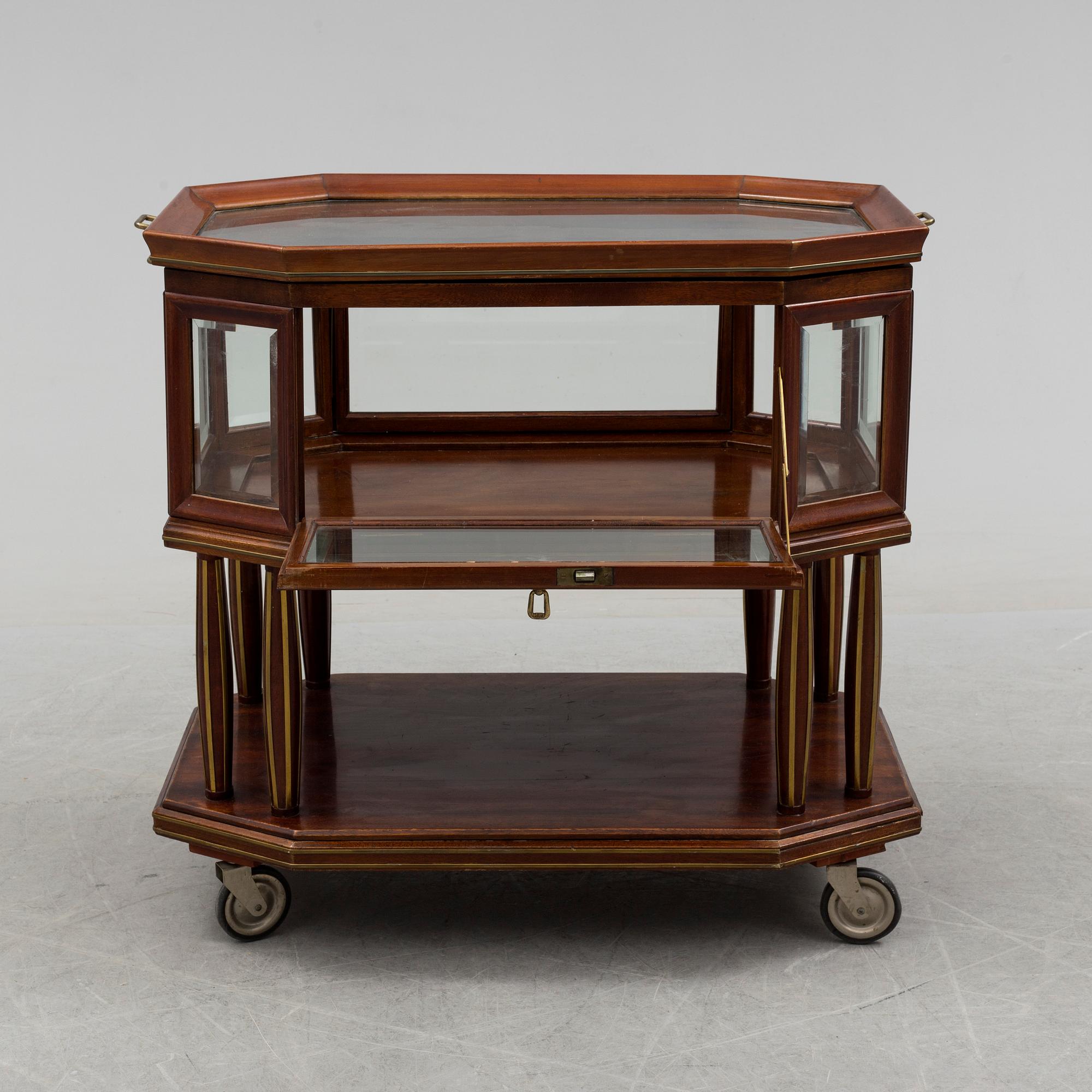 A 20th century serving trolley.