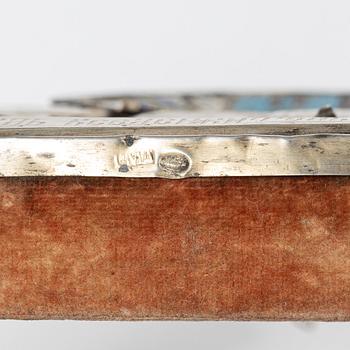 Icon, silver and enamel, Russia, 1896-1908.