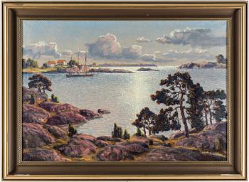 KARL BERGMAN, olja på duk, signerad.