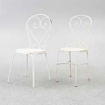 4 + 2 garden chairs, partly "Classic chair no 1" Byarums Bruk.