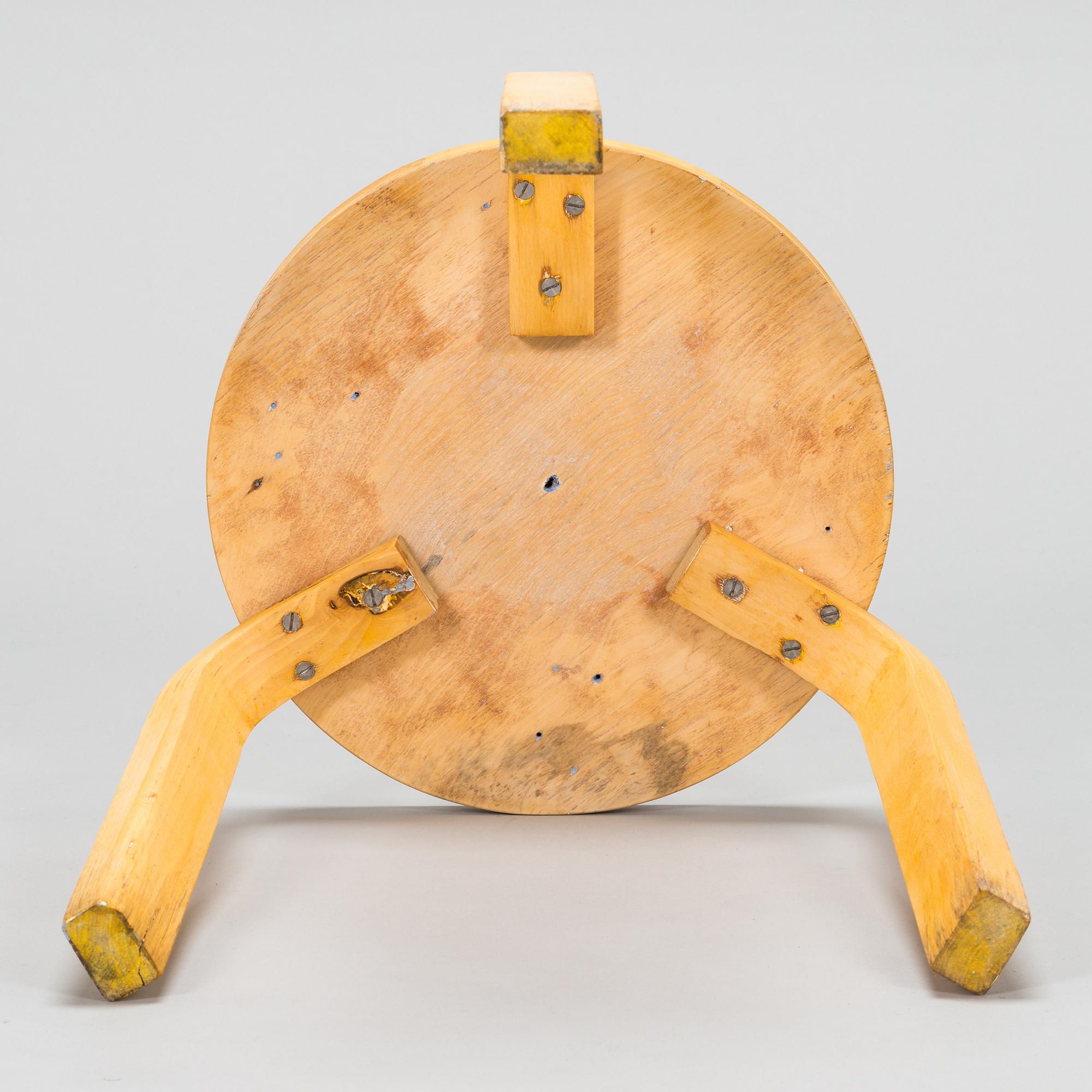 Alvar Aalto, 1970s '60' stool and '65' chair for Artek.