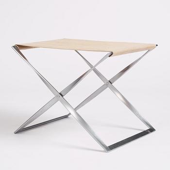 Poul Kjaerholm, a 'PK91' folding stool, edition E Kold Christensen, early 1960s.