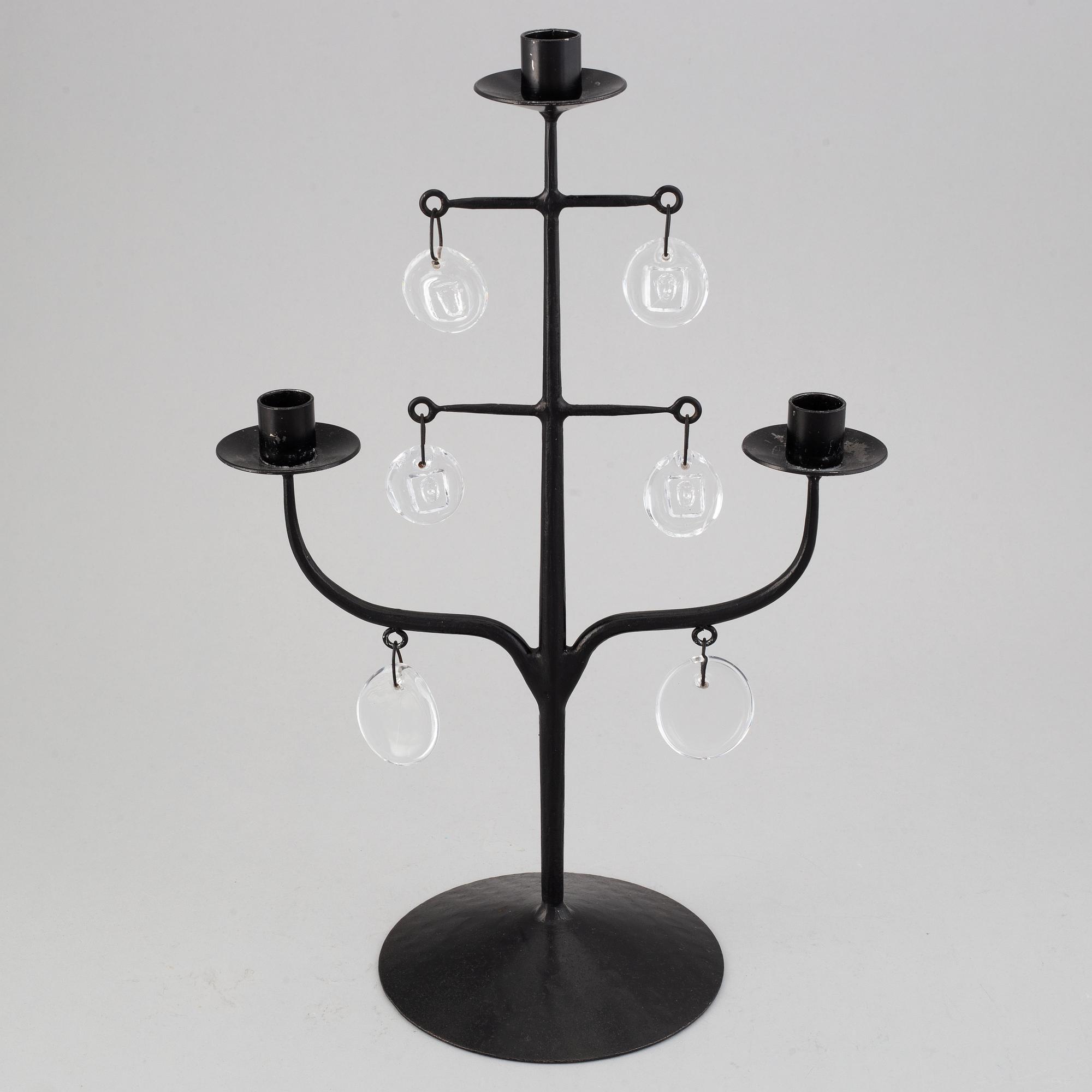 Erik Höglund, kandelaber Boda Smide 1900-talets andra hälft.