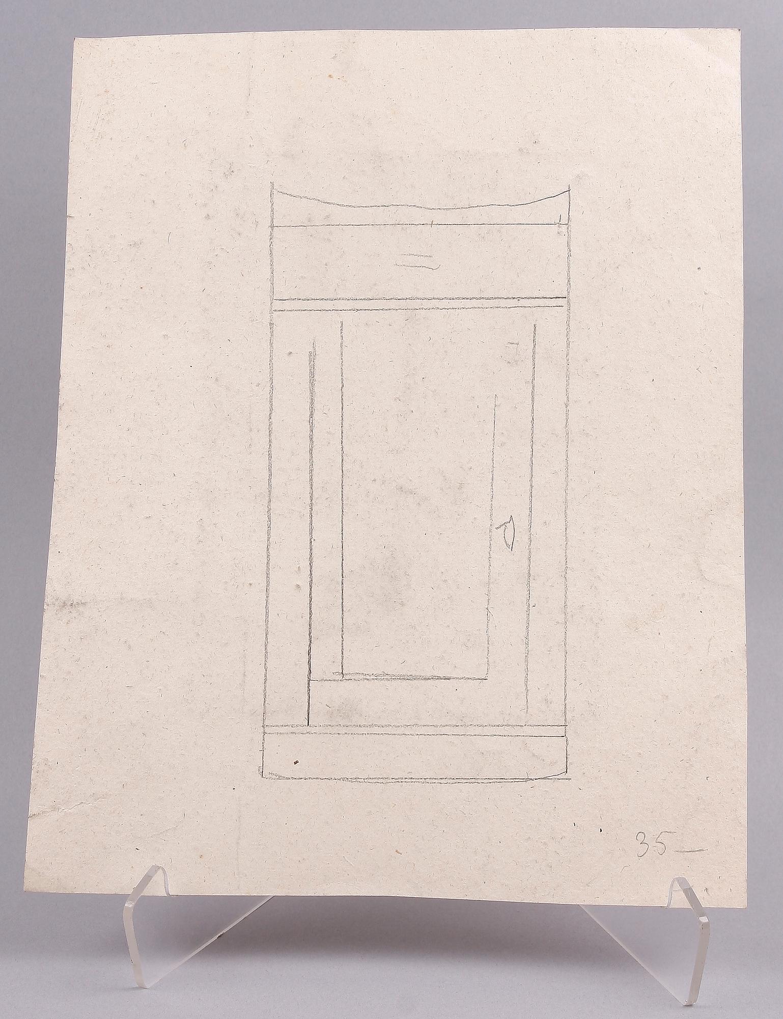 PARTI TECKNINGAR och GRAFIK 6 delar. Bla 2 teckningar av Gunnar Hallström. 1800/1900-tal.