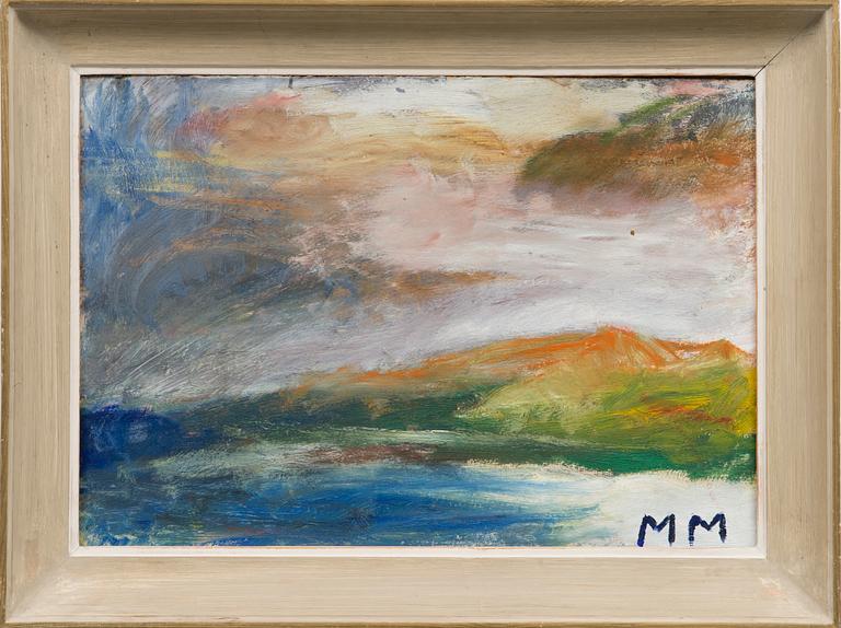 MAUNO MARKKULA, oil on panel, signed.