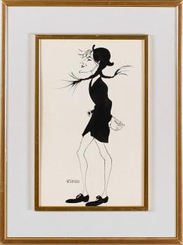 EINAR NERMAN, tusch, signerad.