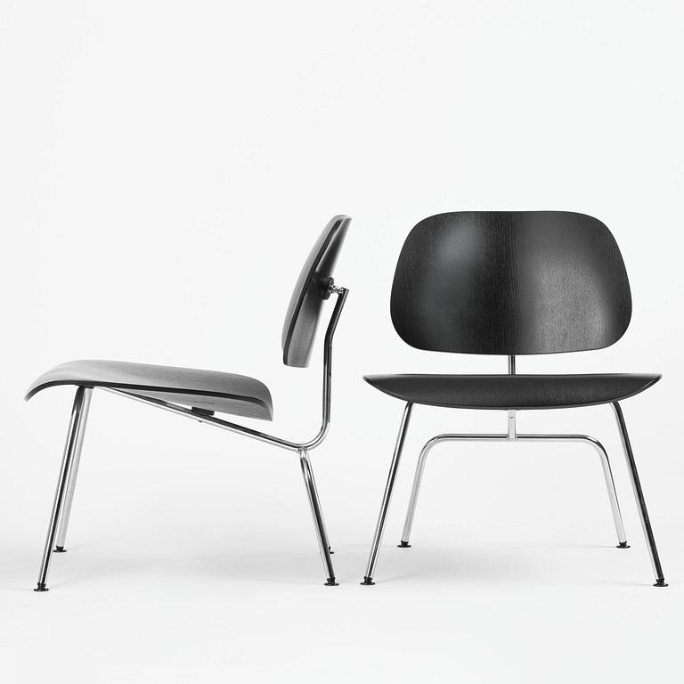 Charles & Ray Eames, a pair of "DCM" chairs, Vitra, 1997.