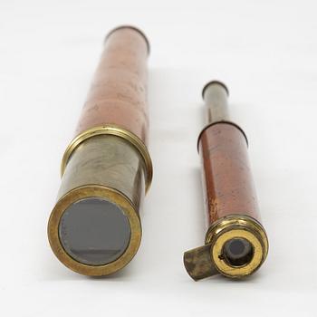 Two 19th century telescopes.