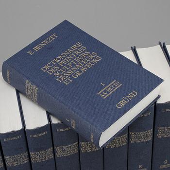 BÖCKER, 10 vol, Dictionnaire des peintres, sculpteurs, dessinateurs, et graveurs, E.Benezit, Librarie Gründ, Paris 1976.