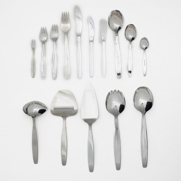 A 193-piece stainless steel flat ware set, "Guldi", Nilsjohan, Sweden.