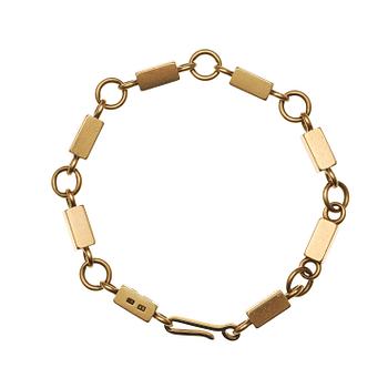 663. A Wiwen Nilsson 18k gold bracelet, Lund 1943.