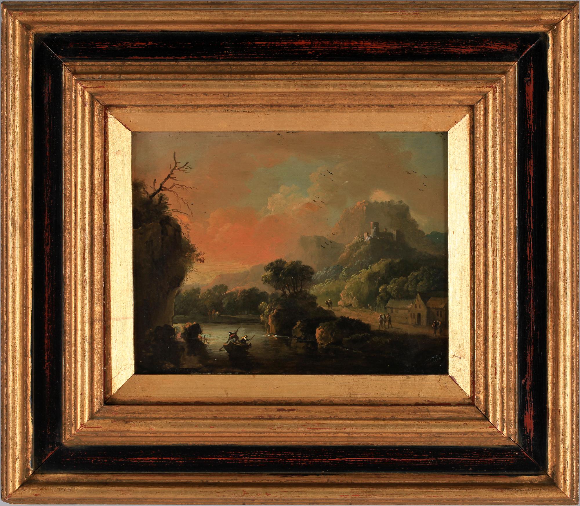 CHRISTIAN WILHELM DIETRICH, tillskriven olja på pannå, sign o dat 1768.