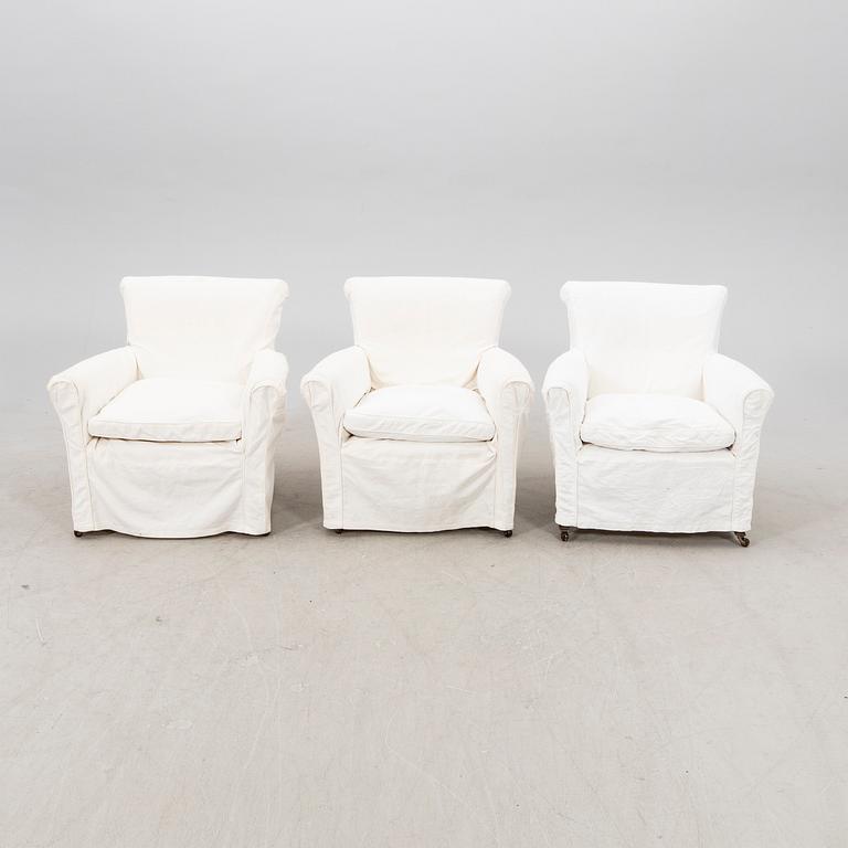 Mulberry, a set of four armchairs 21st century.