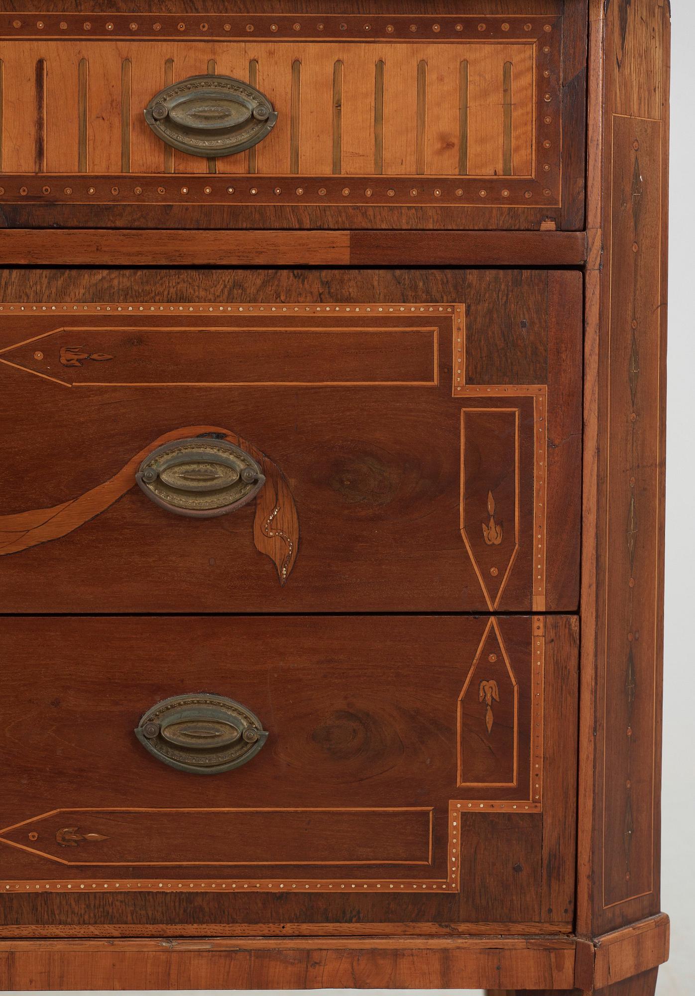 A Gustavian commode by N. P. Stenström (not signed), master 1781.