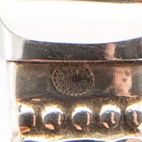 Johan Rohde, fruit knives 12 pcs "Konge/Achorn" sterling silver for Georg Jensen after 1945.