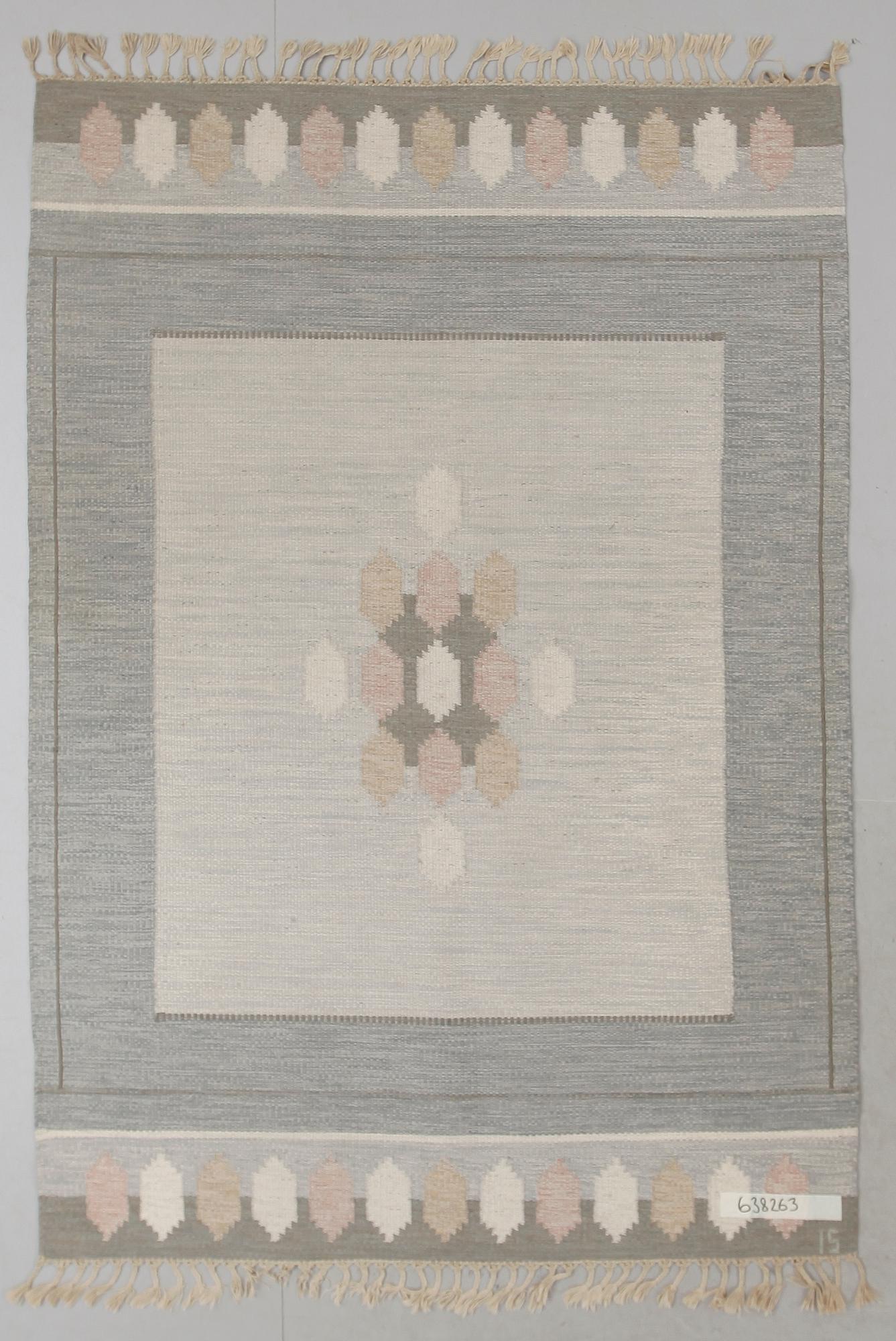 MATTA, rölakan, signerad IS, Ingegerd Silow, ca 240 x 167 cm.