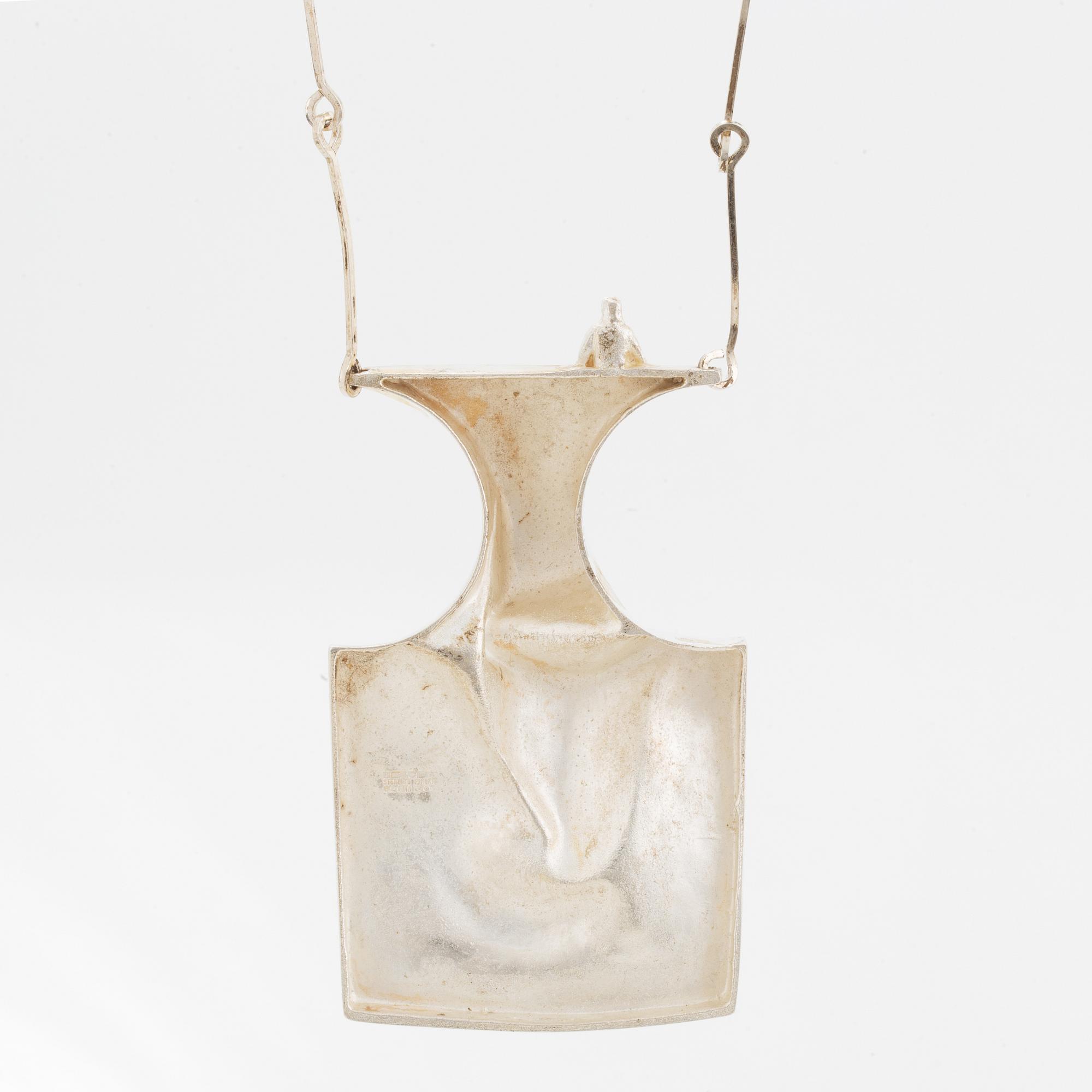 Björn Weckström, sterling silver necklace "Barbarella", Lapponia.