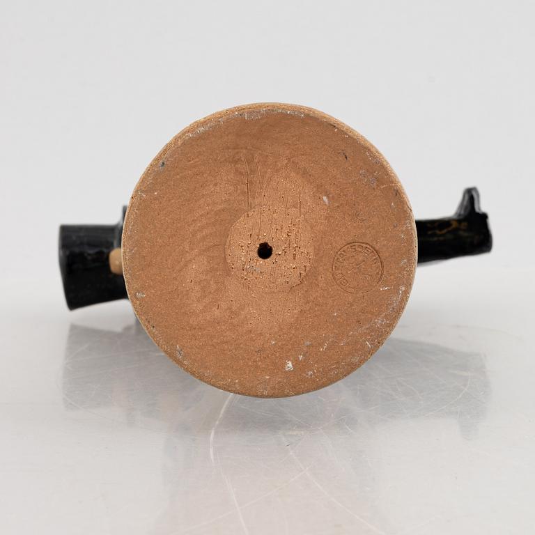 Lisa Larson, figurin, stengods, "Samhällsdebatten", Gustavsberg.