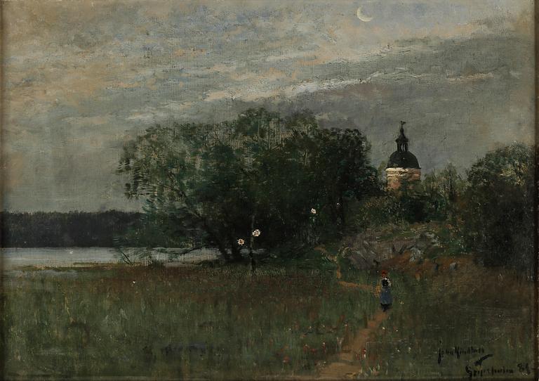 JOHAN KINDBORG, olja på duk, signerad och daterad 81.