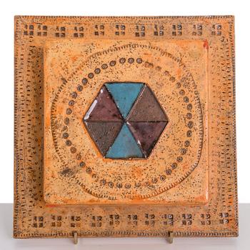 RUT BRYK, a stoneware relief signed BRYK.