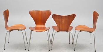 STOLAR, 4 st, "Sjuan", Arne Jacobsen, Fritz Hansen.