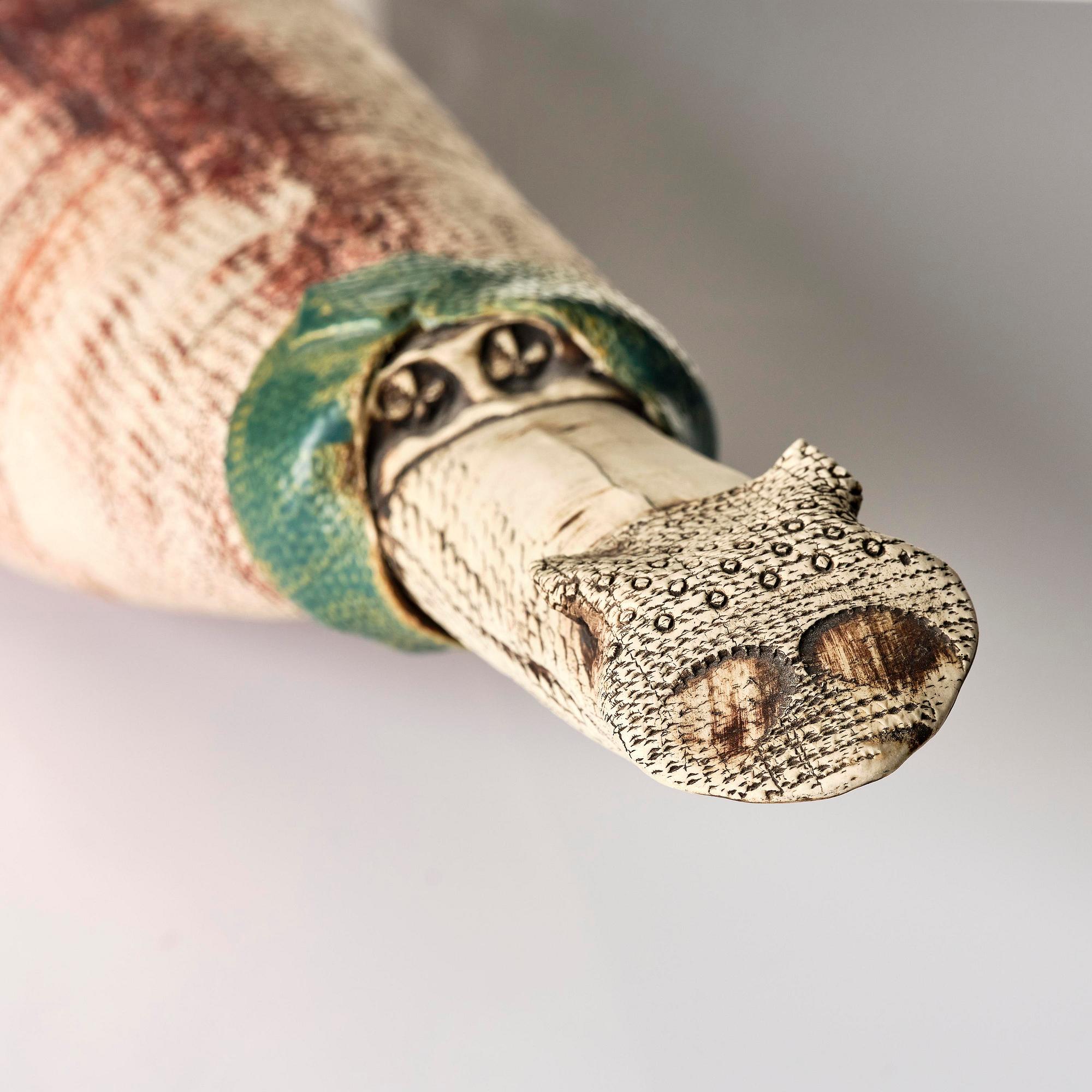 Bengt Berglund, a stoneware sculpture of a resting figure, Gustavsbergs Studio 1960s-70s.