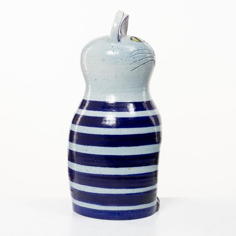 Lisa Larson, Figure, stoneware, "Big Cat" from the series "Tripp, trapp, trull", Gustavsberg.