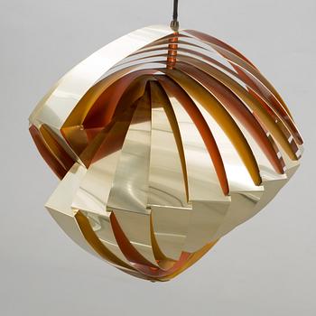 LOUIS WEISDORF, taklampa, "Konkylie"/"Tivolilampan", Lyfa, Danmark, formgiven 1968.